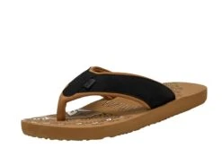 Animal Swish Placement Toffee Apple Brown Women’s Flip Flops