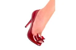 Banned Doris Red Patent Peep Toe Stiletto High Heel Court Shoes -Fashion Shoe Store banned doris red patent peep toe stiletto high heel court shoes 33333
