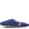 Bedroom Athletics Hilary Denim Ditsy Blue Floral Mule Slippers -Fashion Shoe Store bedroom athletics hilary denim ditsy blue floral mule slippers 24015