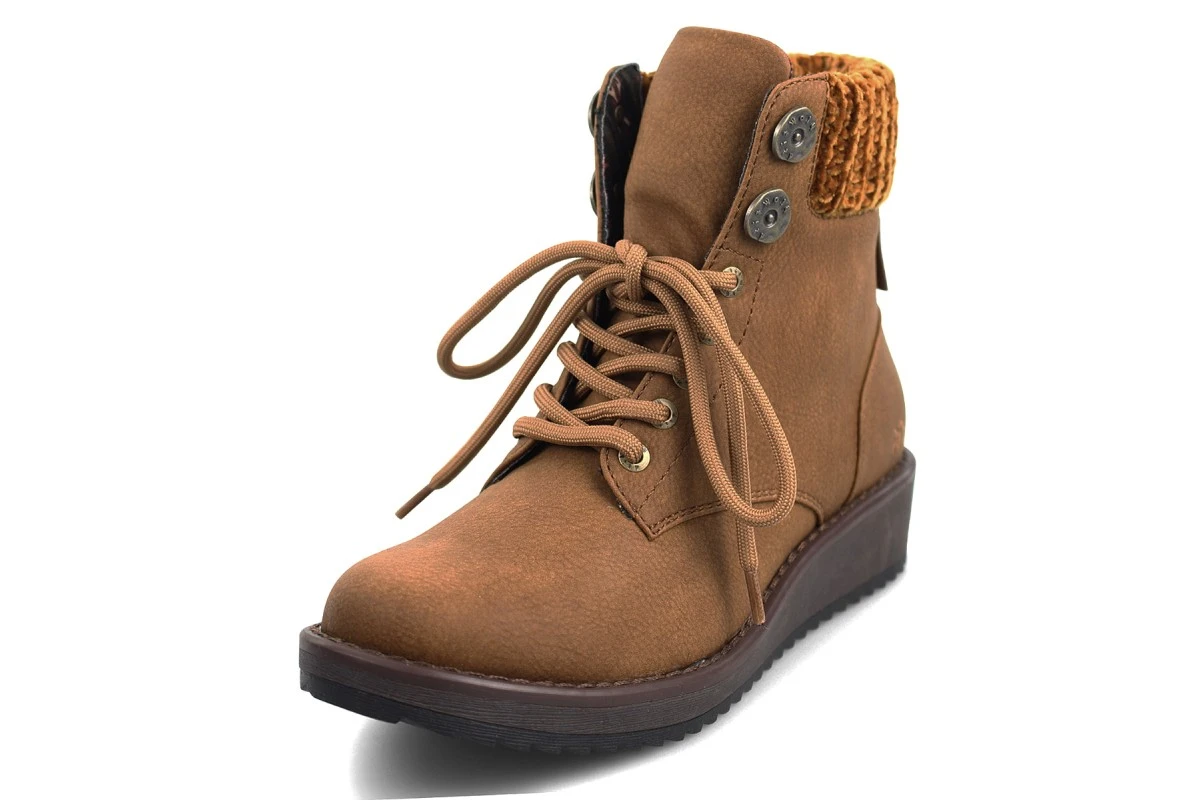 Blowfish Chomper Wheat Tan Lace Up Low Wedge Heel Vegan Ankle Boots 3 Blowfish Chomper Wheat Tan Lace Up Low Wedge Heel Vegan Ankle Boots
