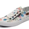 Blowfish Coyote White Prickly Print Cactus Floral Lace Up Womens Canvas Trainers -Fashion Shoe Store blowfish coyote white prickly print cactus floral lace up womens canvas trainers 59937