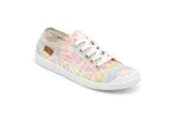 Blowfish Vesper Babydoll Pastel Tie Dye Print Low Top Canvas Trainers