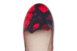 Butterfly Twists Jade Ruby Red Rose Print Floral Ballet Shoes -Fashion Shoe Store butterfly twists jade ruby red rose print floral ballet shoes 28391