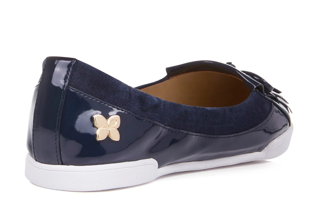 Butterfly Twists Robyn Midnight Navy Patent Women’s Loafer Shoes 5 Butterfly Twists Robyn Midnight Navy Patent Women’s Loafer Shoes - Image 3