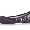 Butterfly Twists Sophia Black Scattered Floral Memory Foam Flat Ballet Shoes -Fashion Shoe Store butterfly twists sophia black scattered floral memory foam flat ballet shoes 73059