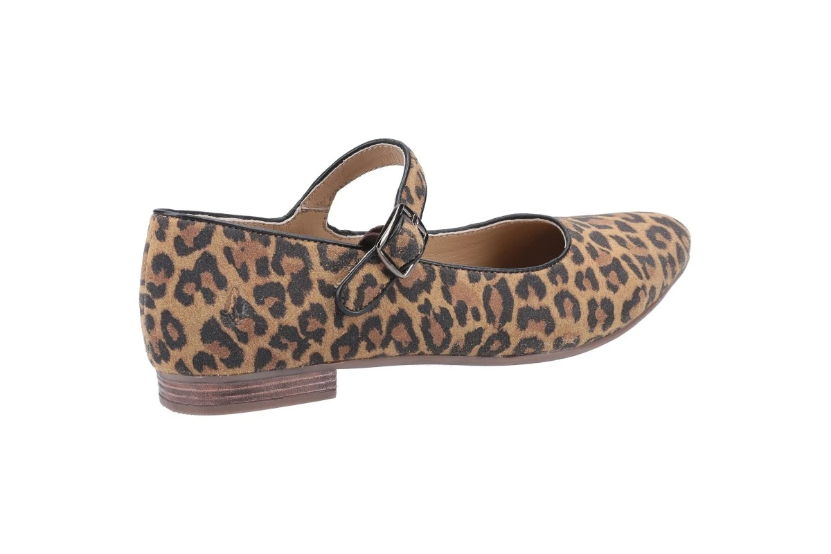 Hush Puppies Melissa Leopard Print Suede Mary Jane Flat Shoes 5 Hush Puppies Melissa Leopard Print Suede Mary Jane Flat Shoes - Image 3