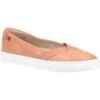 Hush Puppies Tiffany Tan Leather Slip On Flat Comfort Shoes -Fashion Shoe Store hush puppies tiffany tan leather slip on flat comfort shoes 236951