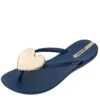Ipanema Maxi Heart 21 Gold Navy Vegan Flip Flops Sandals -Fashion Shoe Store ipanema maxi heart 21 gold navy vegan flip flops sandals 152117