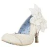 Irregular Choice Baby Love Cream Gold High Heel Flower Court Shoes -Fashion Shoe Store irregular choice baby love cream gold high heel flower court shoes 25168