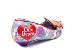 Irregular Choice Care Bears Sharing Is Caring Purple Floral Low Heel Ballet Shoes -Fashion Shoe Store irregular choice care bears sharing is caring purple floral low heel ballet shoes 153566