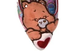 Irregular Choice Care Bears Sharing Is Caring Purple Floral Low Heel Ballet Shoes -Fashion Shoe Store irregular choice care bears sharing is caring purple floral low heel ballet shoes 153567