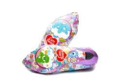 Irregular Choice Care Bears Sharing Is Caring Purple Floral Low Heel Ballet Shoes -Fashion Shoe Store irregular choice care bears sharing is caring purple floral low heel ballet shoes 153571