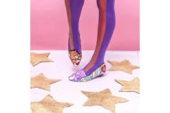 Irregular Choice Care Bears Sharing Is Caring Purple Floral Low Heel Ballet Shoes -Fashion Shoe Store irregular choice care bears sharing is caring purple floral low heel ballet shoes 217879