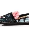 Irregular Choice Cat Nap Black Pink Furry Slippers -Fashion Shoe Store irregular choice cat nap black pink furry slippers 48877