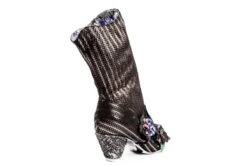 Irregular Choice Curio Shop Black Bronze Gold Glitter Heel Calf Boots 8 Irregular Choice Curio Shop Black Bronze Gold Glitter Heel Calf Boots -Fashion Shoe Store irregular choice curio shop black bronze gold glitter heel calf boots 180582
