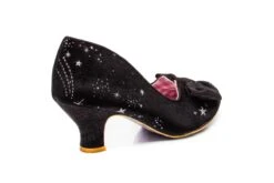 Irregular Choice Dazzle Razzle Black Silver Star Mid Heel Shoes -Fashion Shoe Store irregular choice dazzle razzle black silver star mid heel shoes 169667