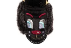Irregular Choice Doggy Doze Black Grey Furry Slippers 8 Irregular Choice Doggy Doze Black Grey Furry Slippers -Fashion Shoe Store irregular choice doggy doze black grey furry slippers 48439