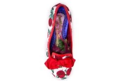 Irregular Choice Kanjanka Red Rose Floral Glitter Mid Heel Shoes 10 Irregular Choice Kanjanka Red Rose Floral Glitter Mid Heel Shoes -Fashion Shoe Store irregular choice kanjanka red rose floral glitter mid heel shoes 201061