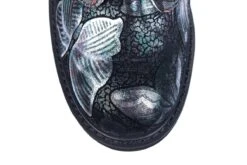 Irregular Choice Quick Getaway Black Floral Bronze Silver Block Heel Lace Up Ankle Boots -Fashion Shoe Store irregular choice quick getaway black floral bronze silver block heel lace up ankle boots 125937