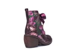 Irregular Choice Quick Getaway Pink Green Purple Block Heel Lace Up Ankle Boots -Fashion Shoe Store irregular choice quick getaway pink green purple block heel lace up ankle boots 114124