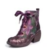 Irregular Choice Quick Getaway Pink Green Purple Block Heel Lace Up Ankle Boots -Fashion Shoe Store irregular choice quick getaway pink green purple block heel lace up ankle boots 114125
