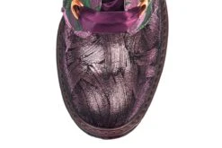 Irregular Choice Quick Getaway Pink Green Purple Block Heel Lace Up Ankle Boots -Fashion Shoe Store irregular choice quick getaway pink green purple block heel lace up ankle boots 114126