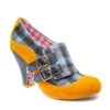 Irregular Choice Wandas Wish Blue Tartan Mustard Yellow High Heel Shoes 1 Irregular Choice Wandas Wish Blue Tartan Mustard Yellow High Heel Shoes -Fashion Shoe Store irregular choice wandas wish blue tartan mustard yellow high heel shoes 169817