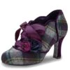 Joe Browns Yazabelle Purple Tartan Checked Lace Up High Heel Shoes 1 Joe Browns Yazabelle Purple Tartan Checked Lace Up High Heel Shoes -Fashion Shoe Store joe browns yazebelle purple tartan checked lace up high heel shoes 47223