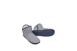 Joules Cabin Navy White Stripe Bee Faux Fur Lined Slipper Boots -Fashion Shoe Store joules cabin navy white stripe bee faux fur lined slipper boots 266922