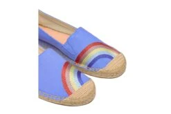 Joules Shelbury Blue Rainbow Embroidered Flat Espadrille Shoes -Fashion Shoe Store joules shelbury blue rainbow embroidered flat espadrille shoes 156149