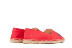 Joules Shelbury Red Canvas Hello Sunshine Embroidered Flat Espadrille Shoes -Fashion Shoe Store joules shelbury red canvas hello sunshine embroidered flat espadrille shoes 155674