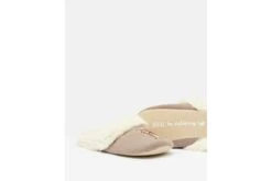 Joules Slippet Luxe Oat Cat Embroidered Faux Fur Lined Ballet Slippers -Fashion Shoe Store joules slippet luxe oat cat embroidered faux fur lined ballet slippers 273922