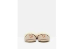 Joules Slippet Luxe Oat Cat Embroidered Faux Fur Lined Ballet Slippers -Fashion Shoe Store joules slippet luxe oat cat embroidered faux fur lined ballet slippers 273924
