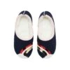 Joules Slippet Navy Sequin Rainbow Faux Fur Lined Ballet Slippers -Fashion Shoe Store joules slippet navy sequin rainbow faux fur lined ballet slippers 199800
