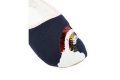 Joules Slippet Navy Sequin Rainbow Faux Fur Lined Ballet Slippers -Fashion Shoe Store joules slippet navy sequin rainbow faux fur lined ballet slippers 199804
