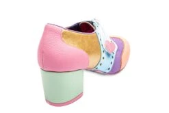Poetic Licence Clara Bow Pink Multi Pastel Mid Heel Lace Up Brogue Shoes 9 Poetic Licence Clara Bow Pink Multi Pastel Mid Heel Lace Up Brogue Shoes -Fashion Shoe Store poetic licence clara bow pink multi pastel mid heel lace up brogue shoes 199955