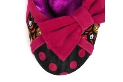 Poetic Licence Shake It Black Pink Polka Dot Floral Mid Heel Bow Court Shoes -Fashion Shoe Store poetic licence shake it black pink polka dot floral mid heel bow court shoes 38152