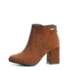 Refresh Camel Brown Faux Suede Block Heel Ankle Boots 69286 -Fashion Shoe Store refresh camel brown faux suede block heel ankle boots 69286 128077