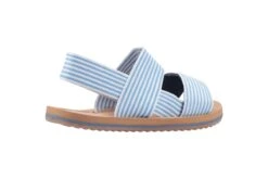 Rocket Dog Ellen Blue Stripe Elastic Strap Flat Comfort Sandals -Fashion Shoe Store rocket dog ellen blue stripe elastic strap flat comfort sandals 230264