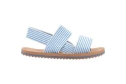 Rocket Dog Ellen Blue Stripe Elastic Strap Flat Comfort Sandals -Fashion Shoe Store rocket dog ellen blue stripe elastic strap flat comfort sandals 230265