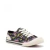 Rocket Dog Jazzin Prairie Place Black Floral Canvas Low Top Trainers -Fashion Shoe Store rocket dog jazzin prairie place black floral canvas low top trainers 172518