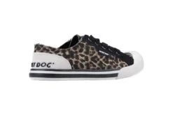 Rocket Dog Jazzin Tampa Leopard Print Low Top Canvas Trainers -Fashion Shoe Store rocket dog jazzin tampa leopard print low top canvas trainers 230221