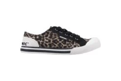 Rocket Dog Jazzin Tampa Leopard Print Low Top Canvas Trainers