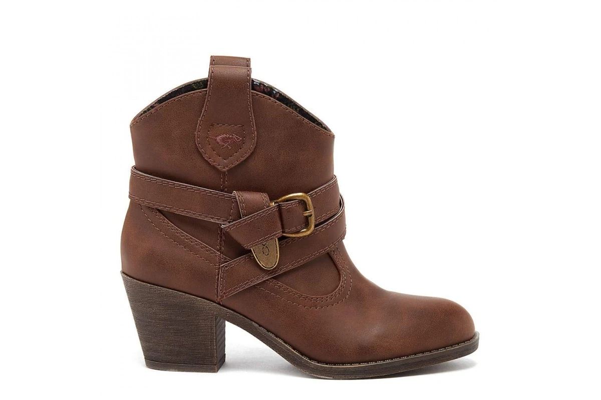 Rocket Dog Satire Lane Satirele Dark Brown Block Heel Ankle Boots 4 Rocket Dog Satire Lane Satirele Dark Brown Block Heel Ankle Boots - Image 2