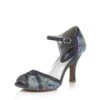 Ruby Shoo Eliza Blue Floral High Heel Peep Toe Sandals -Fashion Shoe Store ruby shoo eliza blue floral high heel peep toe sandals 96820