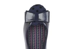 Ruby Shoo Melody Navy Patent Polka Dot Mid Heel Court Shoes -Fashion Shoe Store ruby shoo melody navy patent polka dot mid heel court shoes 123912