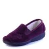 Silent Night Hazel Purple Women's Memory Foam Low Heel Slippers -Fashion Shoe Store silent night hazel purple women s memory foam low heel slippers 20080
