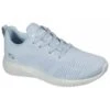 Skechers Bobs Squad Breeze Way Light Blue Memory Foam Trainers