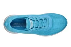 Skechers Bobs Squad Glowrider Turquoise Blue Memory Foam Low Top Trainers -Fashion Shoe Store skechers bobs squad glowrider turquoise blue memory foam low top trainers 137944