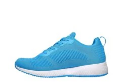 Skechers Bobs Squad Glowrider Turquoise Blue Memory Foam Low Top Trainers -Fashion Shoe Store skechers bobs squad glowrider turquoise blue memory foam low top trainers 137945
